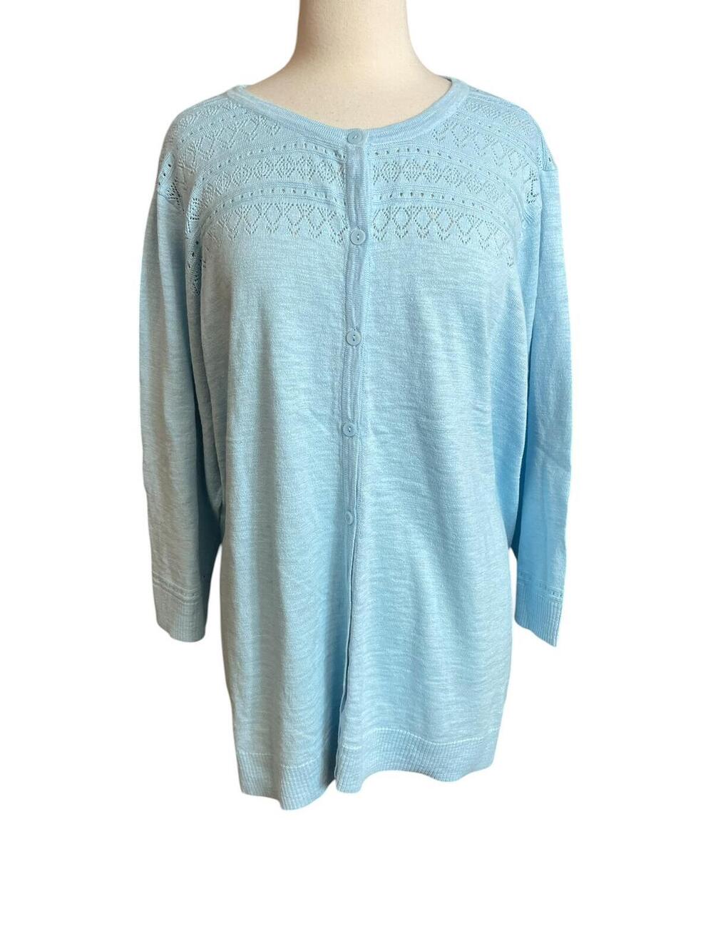 CJ Banks NWT cardigan sweater 3X - Picture 3 of 9
